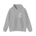 Floral Bouquet Hoodie — Minimal Pastel Wildflower Sweatshirt