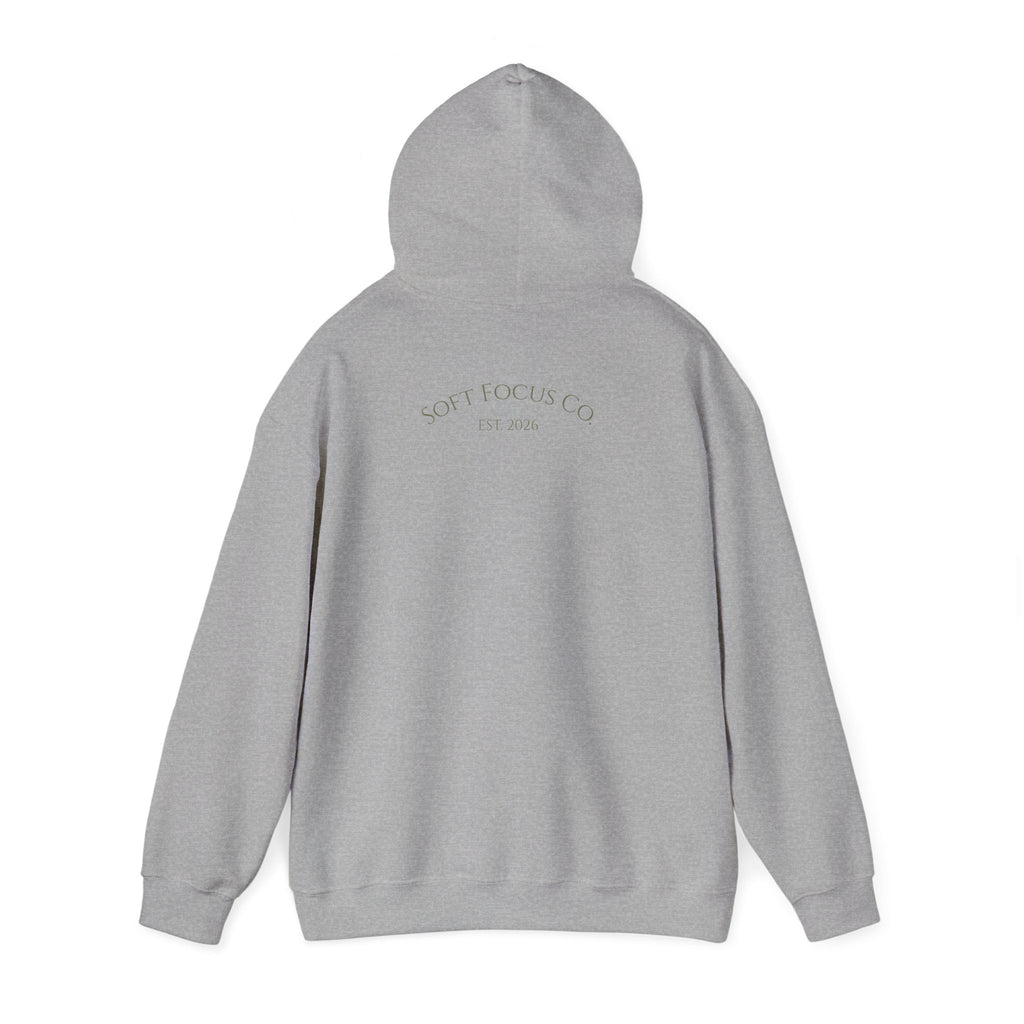 Floral Bouquet Hoodie — Minimal Pastel Wildflower Sweatshirt