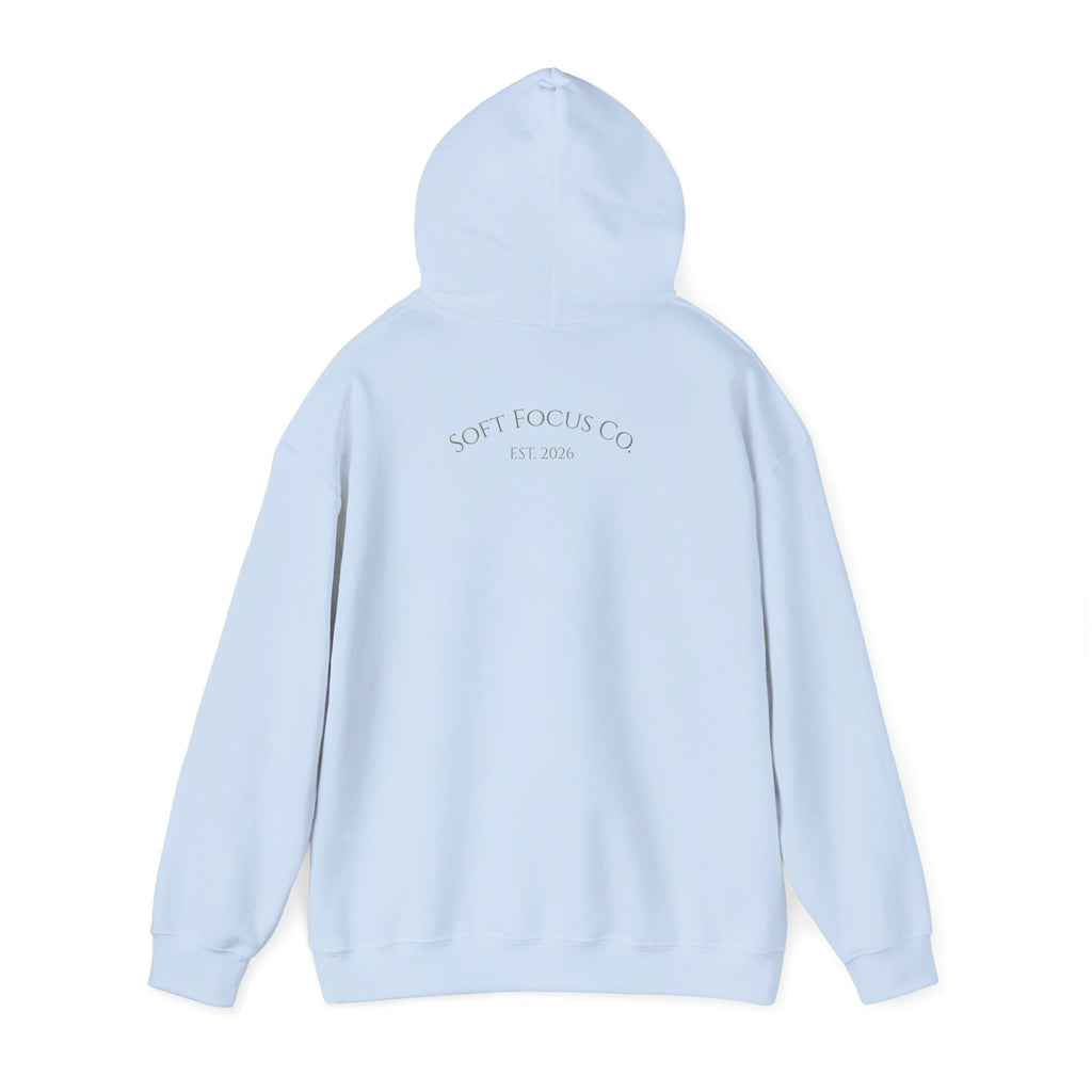 Floral Bouquet Hoodie — Minimal Pastel Wildflower Sweatshirt