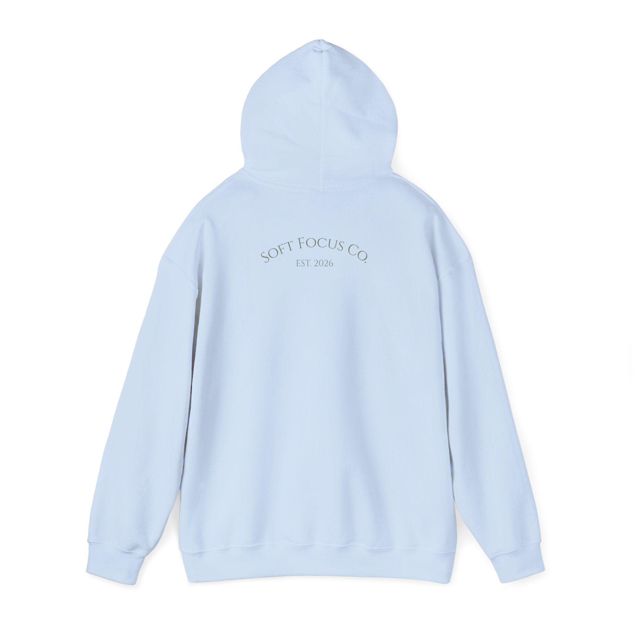 Floral Bouquet Hoodie — Minimal Pastel Wildflower Sweatshirt