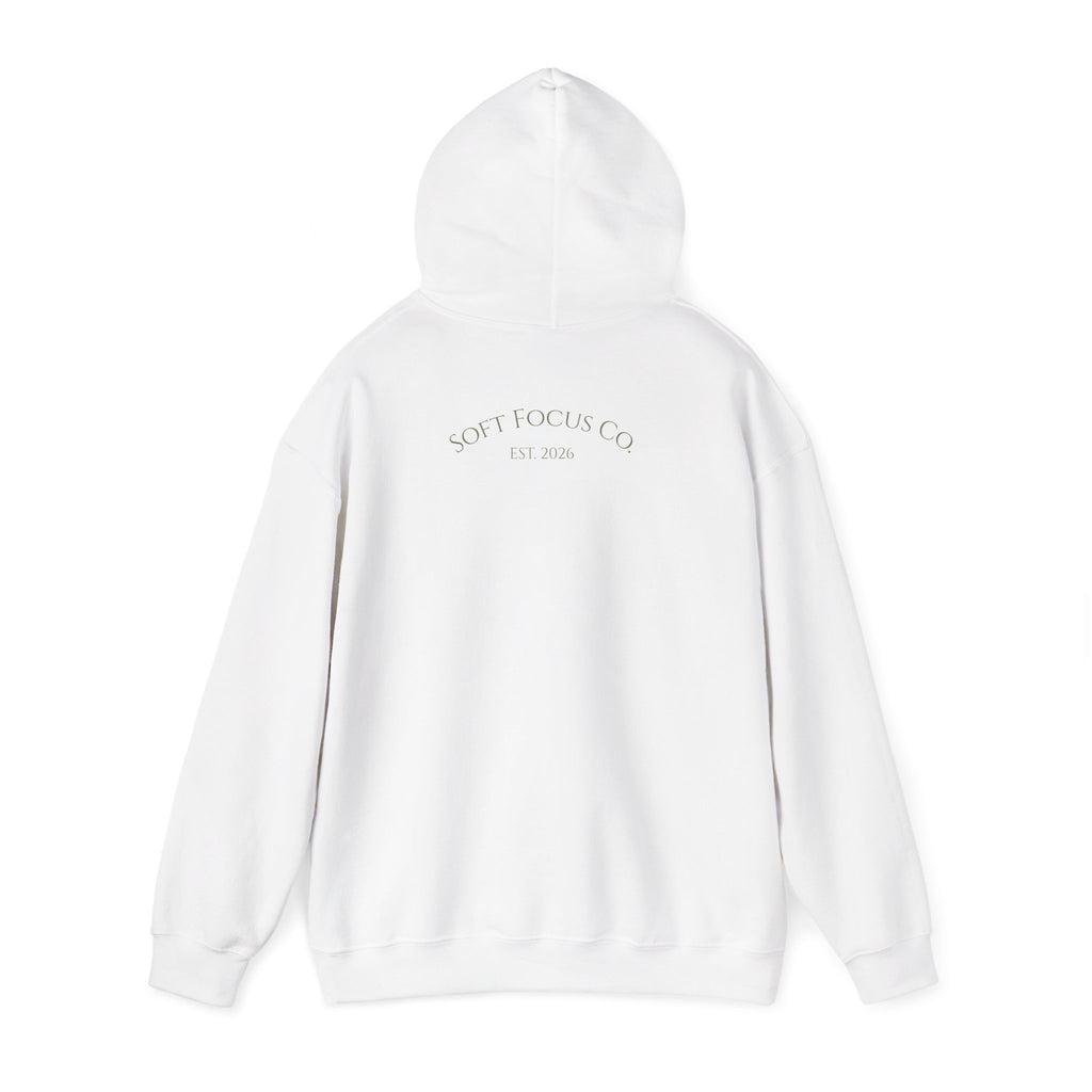 Floral Bouquet Hoodie — Minimal Pastel Wildflower Sweatshirt
