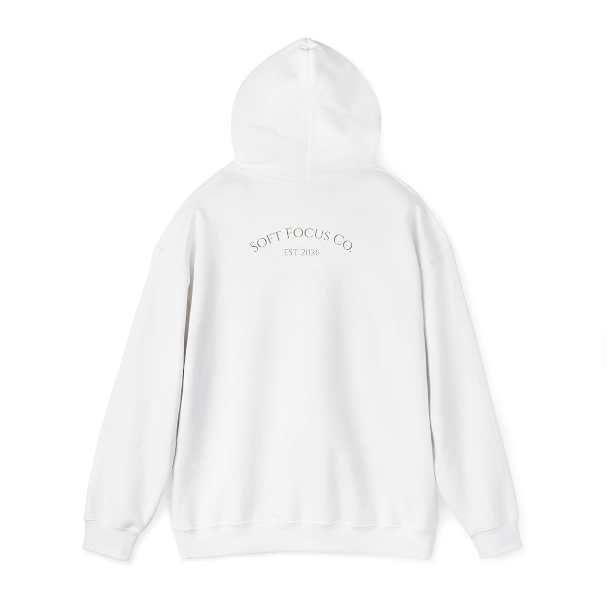 Floral Bouquet Hoodie — Minimal Pastel Wildflower Sweatshirt