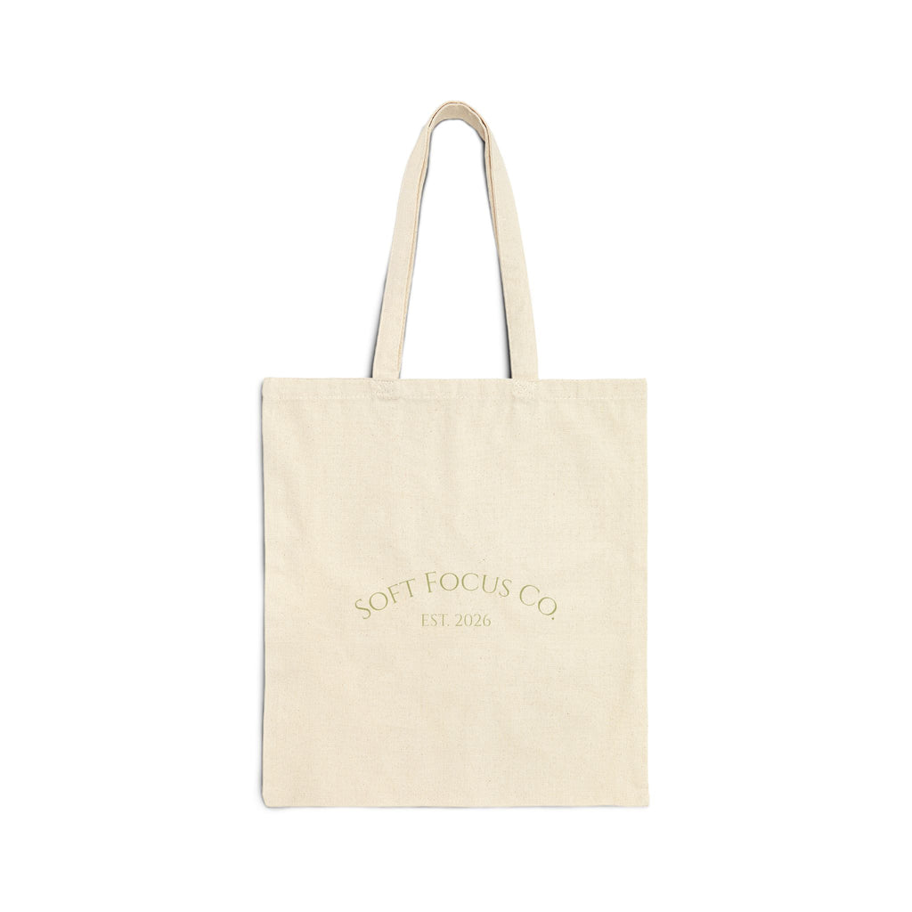 Canvas Tote Bag — Soft Pastel Watercolor Print