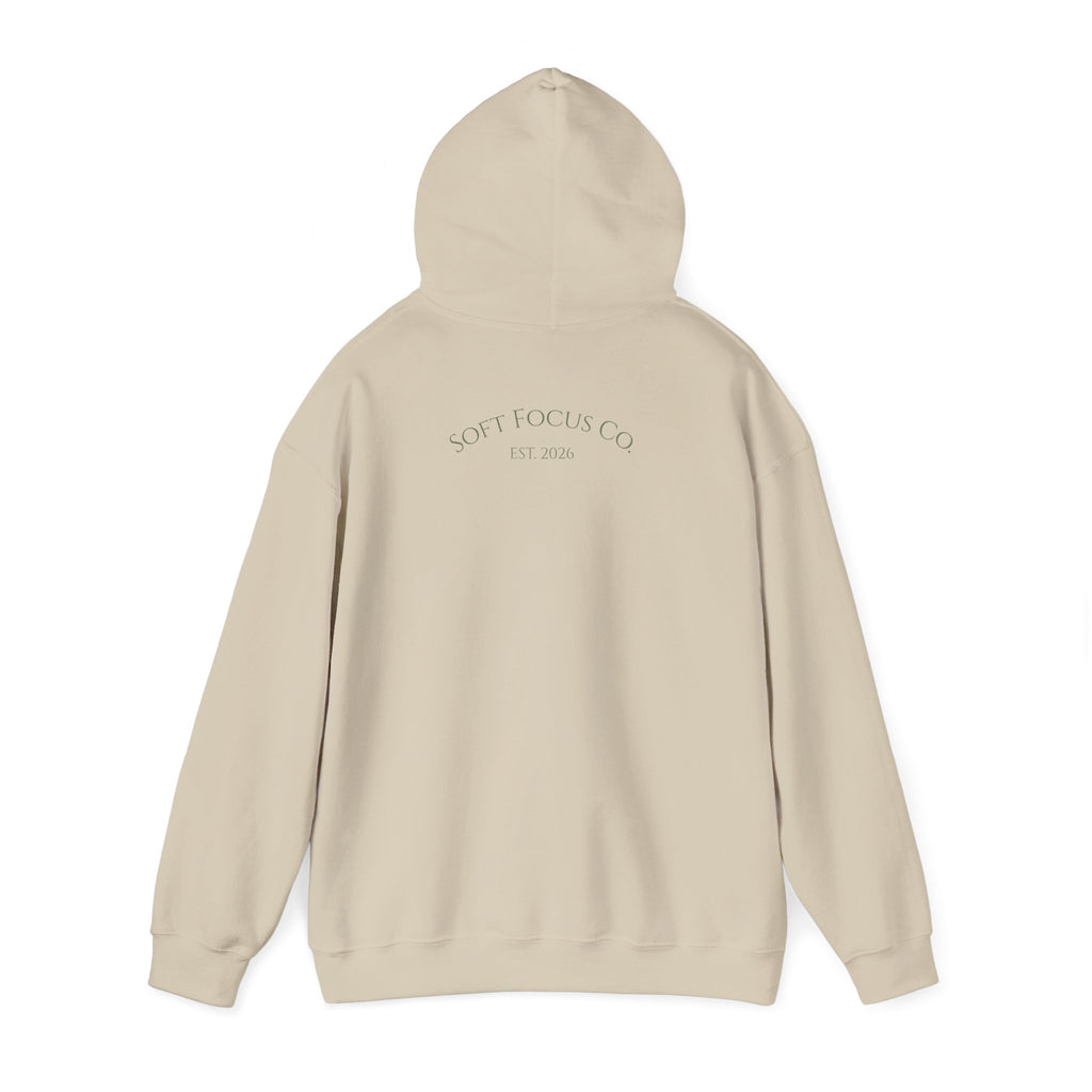 Floral Bouquet Hoodie — Minimal Pastel Wildflower Sweatshirt