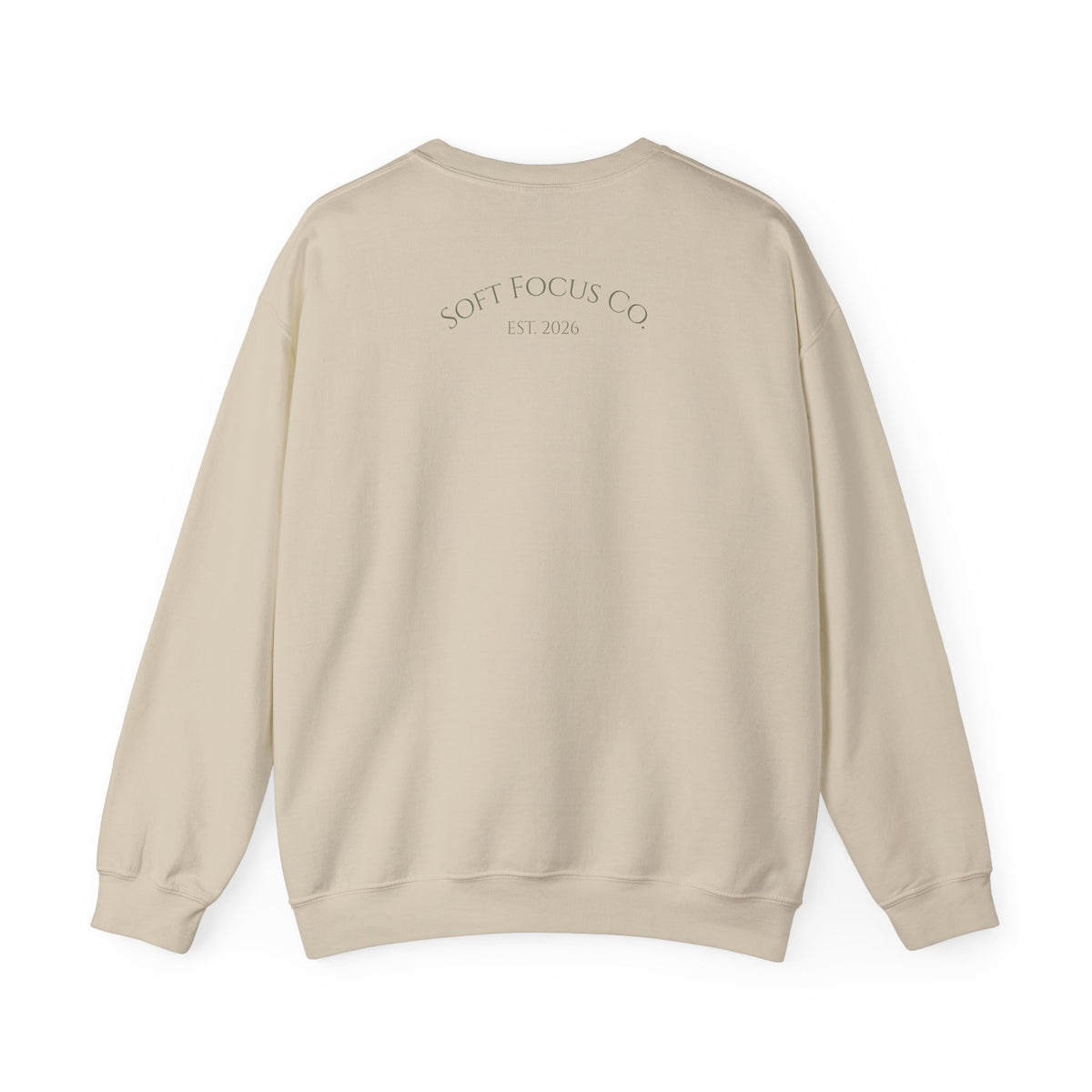 Floral Vibes Crewneck Sweatshirt — Soft Focus Co. Delicate Flower Grid Design